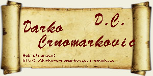 Darko Crnomarković vizit kartica